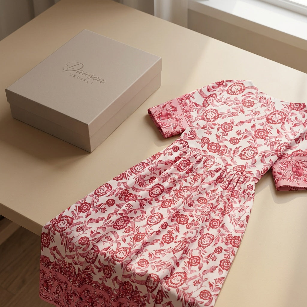 Aurora - Soft Pattern Boho Dress