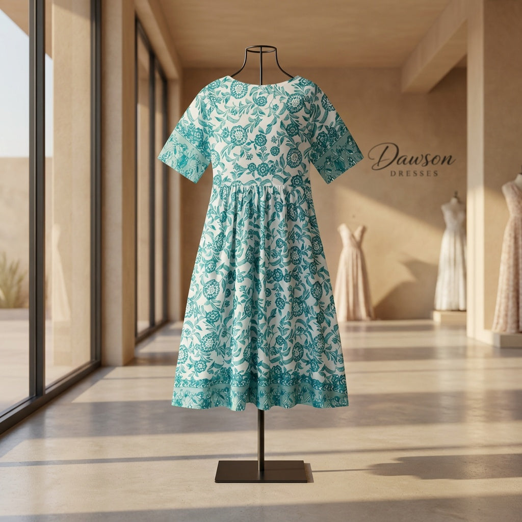 Aurora - Soft Pattern Boho Dress