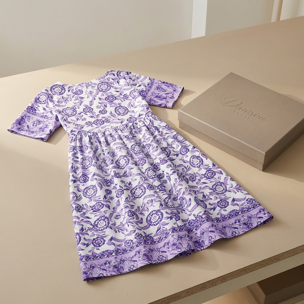 Aurora - Soft Pattern Boho Dress