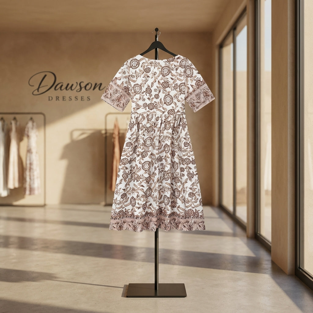 Aurora - Soft Pattern Boho Dress