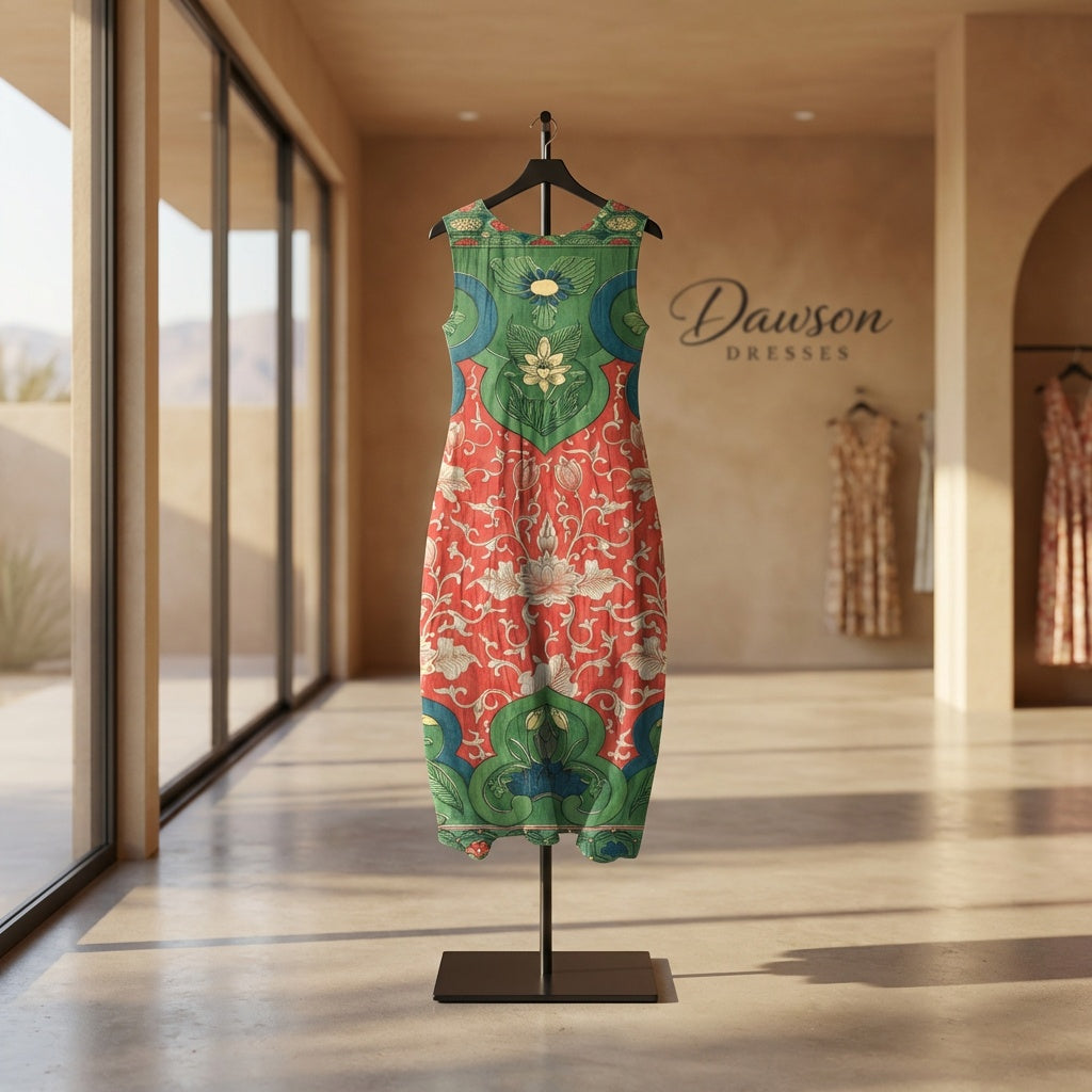 Eliana - Sleeveless Pattern Dress