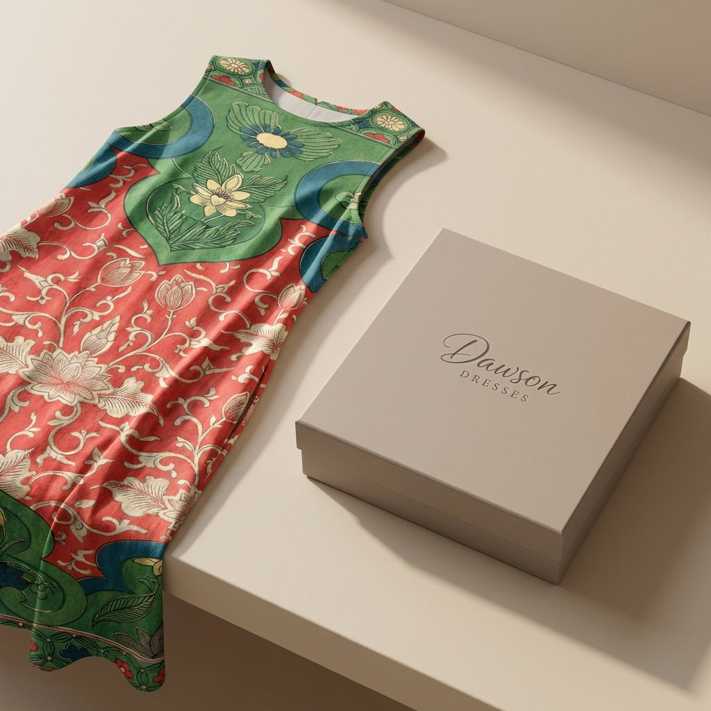 Eliana - Sleeveless Pattern Dress