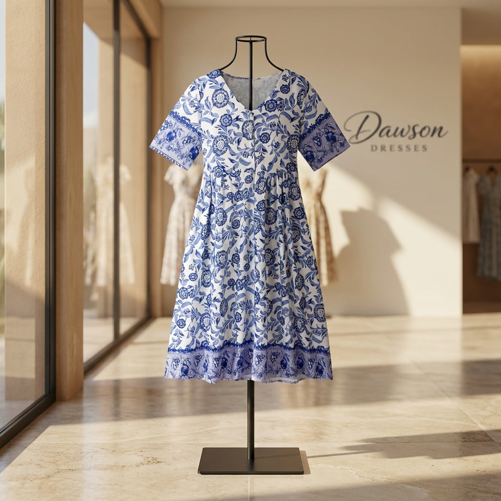 Aurora - Soft Pattern Boho Dress