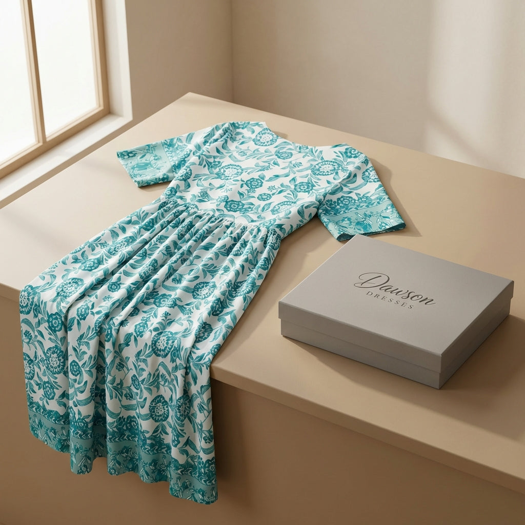 Aurora - Soft Pattern Boho Dress