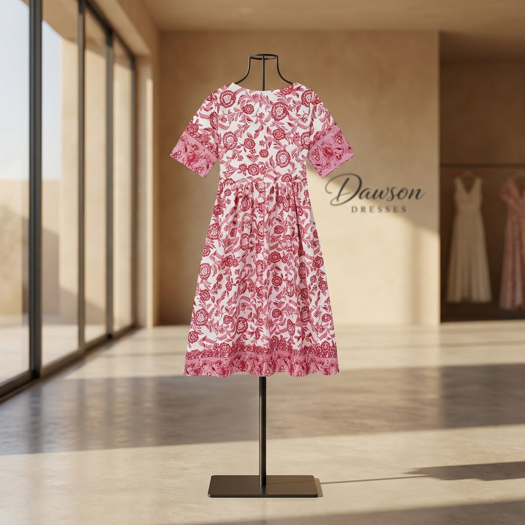Aurora - Soft Pattern Boho Dress