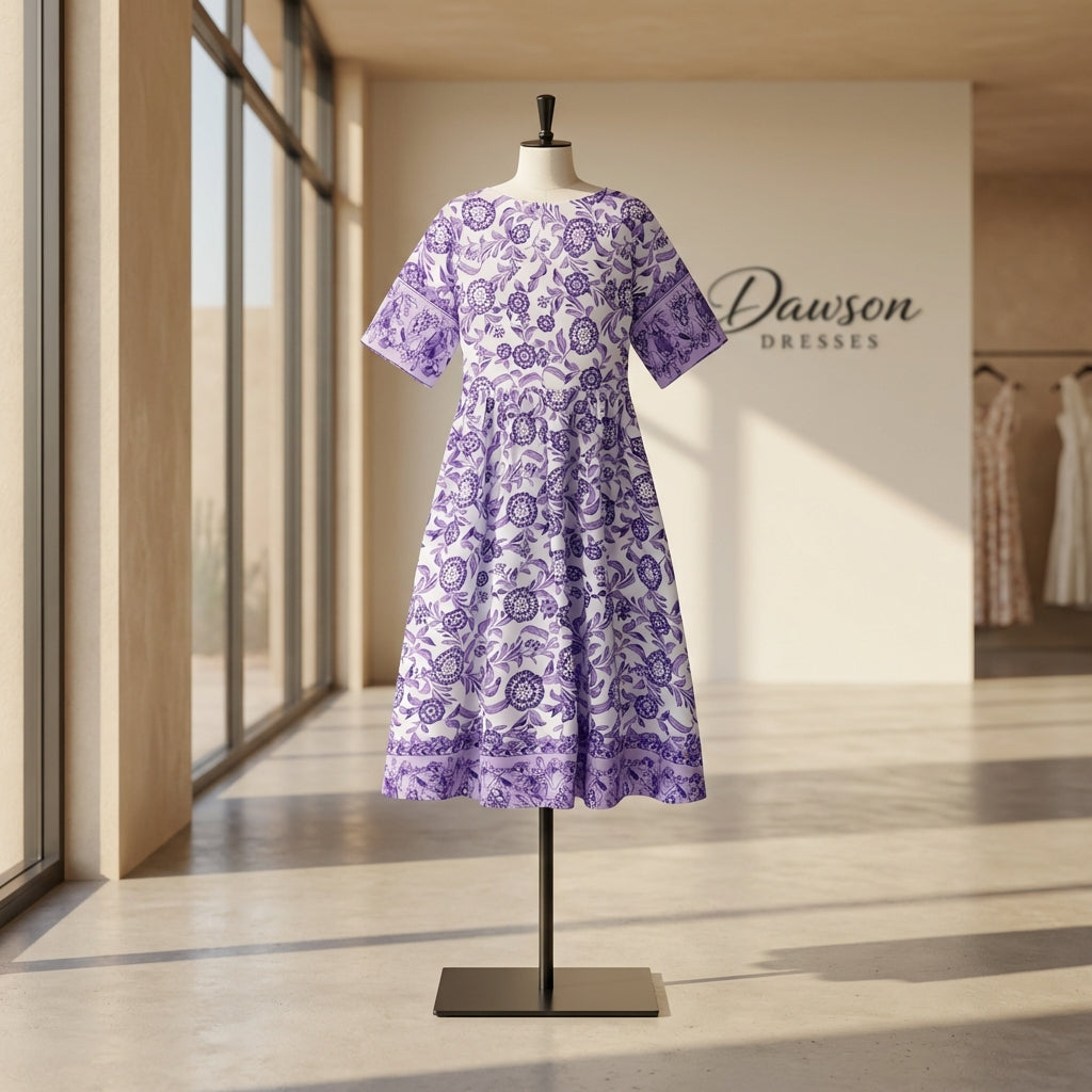 Aurora - Soft Pattern Boho Dress